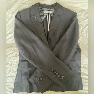Sarar Lux Brand Grey Black Women's Blazer